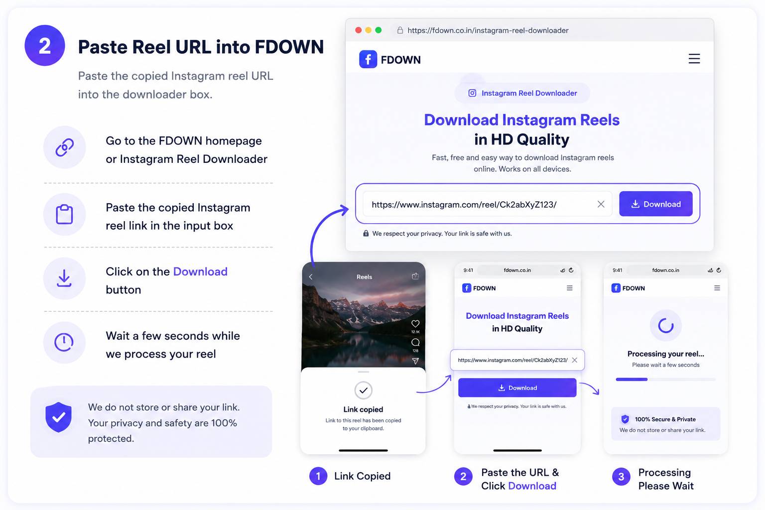 Paste Instagram photo URL